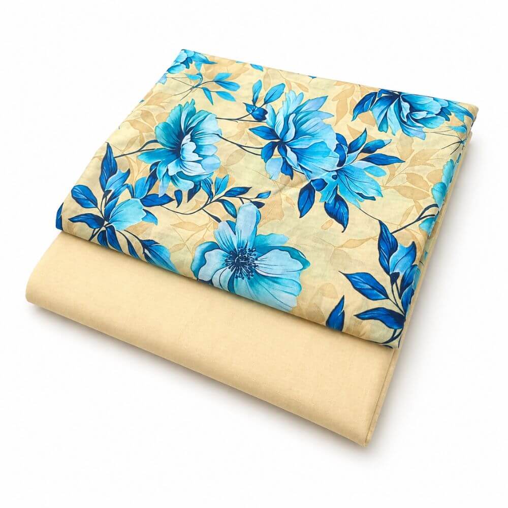 Azure Bloom Lawn 2-Piece Suit